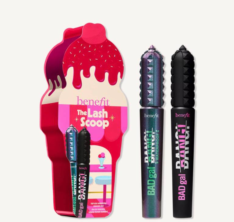 Ulta- Benefit Cosmetics The Lash Scoop BADgal BANG! Volumizing Mascara Duo Waterproof Gift Set