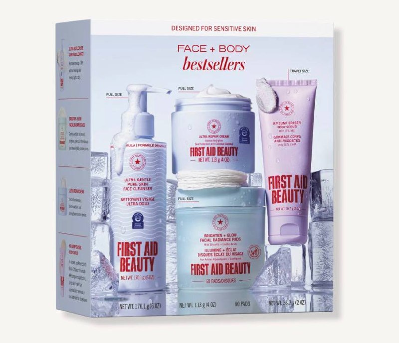 Ulta- First Aid Beauty Face and Body Bestsellers Full Size Skincare Value Set
