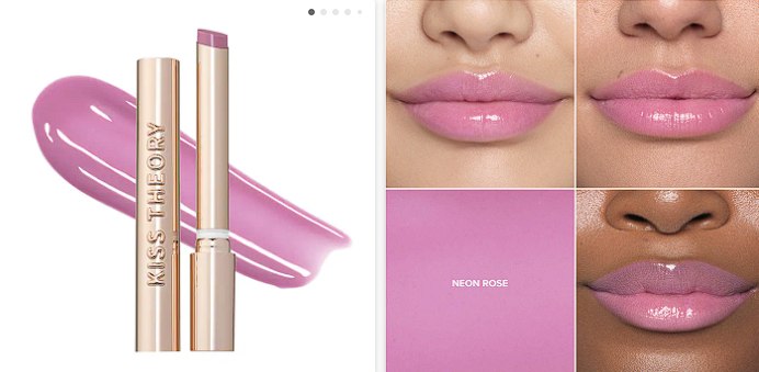Sephora - Anastasia Beverly Hills Kiss Theory Hydrating Glossy Shine Lip Balm: Color Neon Rose