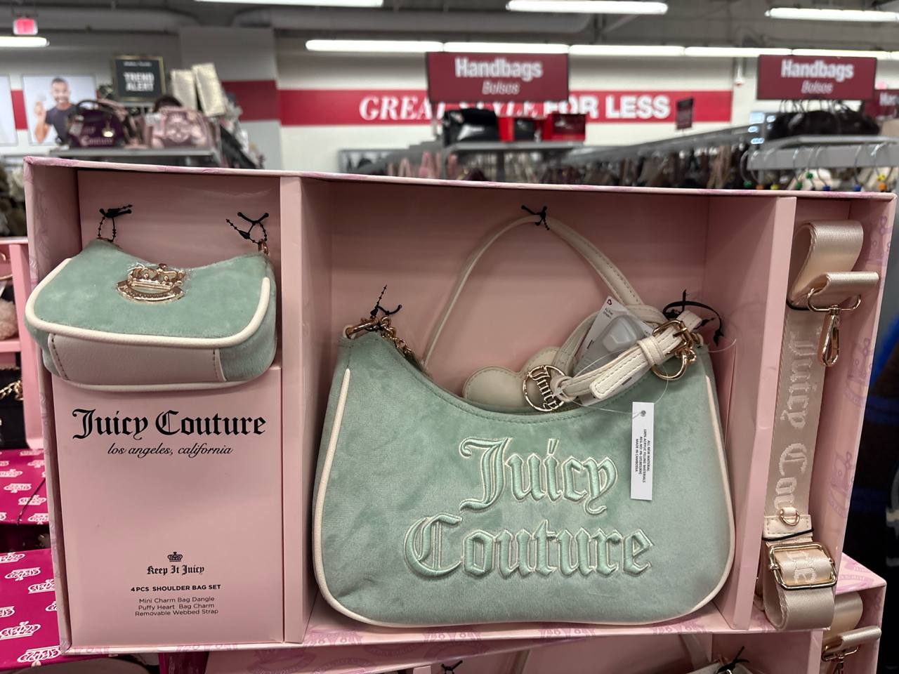 kit crossbody com 2 alças, mini bolsa