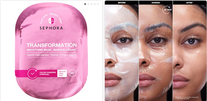Sephora - SEPHORA COLLECTION Transformation Smoothing Face Mask with Peptides