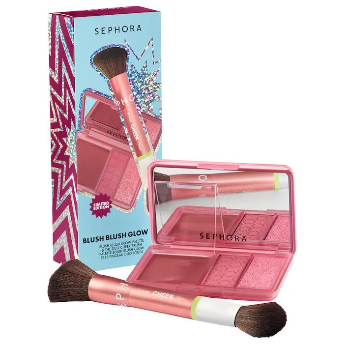 Sephora - SEPHORA COLLECTION Blush Blush Glow Cheek Palette & Brush Set