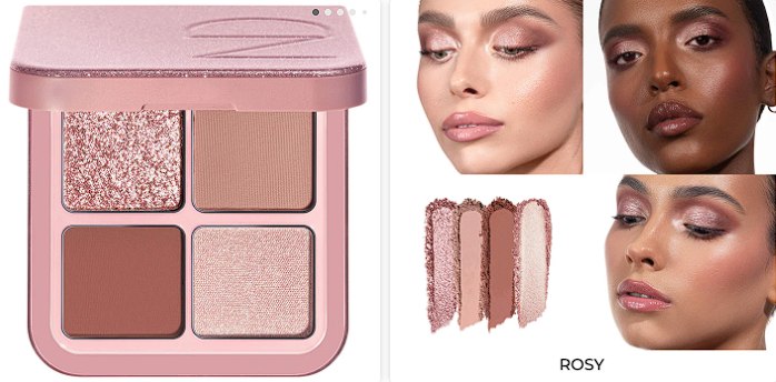 Sephora - NATASHA DENONA Luxe Glam Compact Quad Eyeshadow Palette