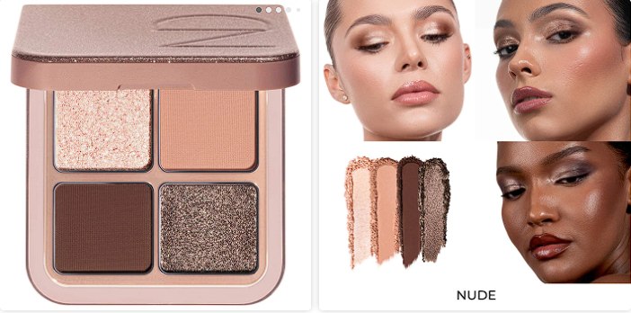 Sephora - NATASHA DENONA Luxe Glam Compact Quad Eyeshadow Palette