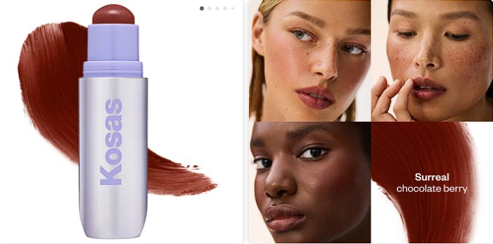 Sephora - Kosas Impressionist Multistick Cream Blush Stick + Lip Color: Color Surreal