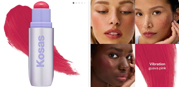 Sephora - Kosas Impressionist Multistick Cream Blush Stick + Lip Color: Color Vibration