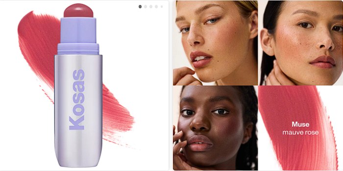 Sephora - Kosas Impressionist Multistick Cream Blush Stick + Lip Color: Color Muse