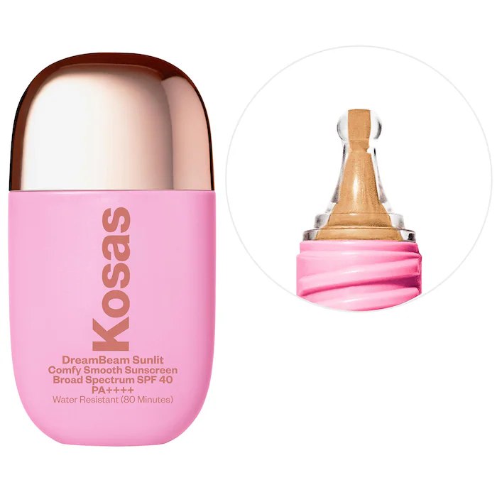 Sephora - Kosas DreamBeam Silicone-Free Mineral Sunscreen SPF 40 with Ceramides and Peptides: Color DreamBeam Sunlit