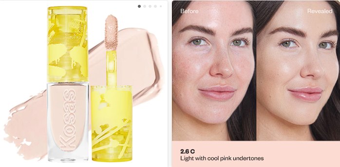 Sephora - Kosas Mini Revealer Super Creamy + Brightening Concealer with Caffeine and Hyaluronic Acid