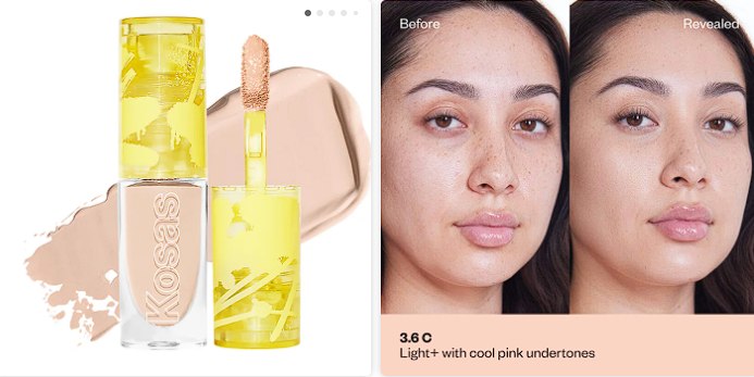 Sephora - Kosas Mini Revealer Super Creamy + Brightening Concealer with Caffeine and Hyaluronic Acid