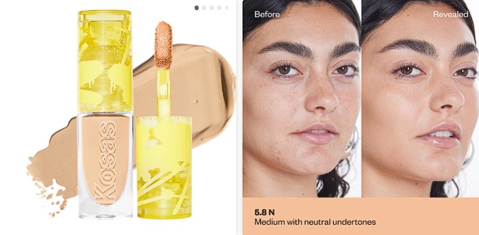 Sephora - Kosas Mini Revealer Super Creamy + Brightening Concealer with Caffeine and Hyaluronic Acid