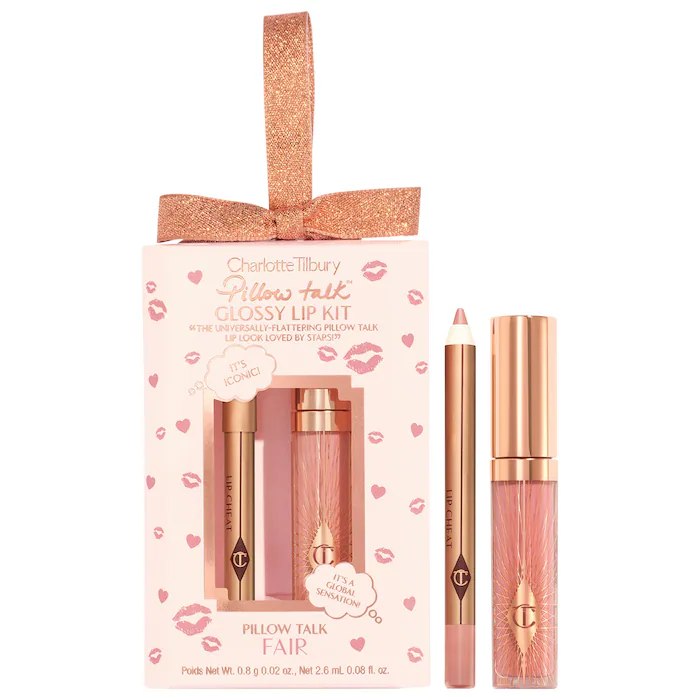 Sephora - Charlotte Tilbury Mini Pillow Talk Glossy Lip Duos: color Fair
