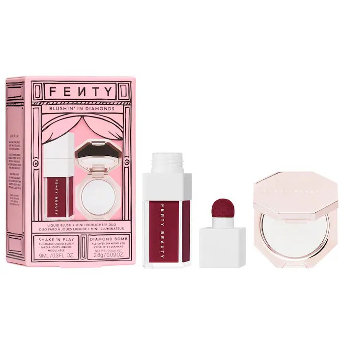 Sephora - Fenty Beauty by Rihanna Blushin' In Diamonds Liquid Blush + Highlighter Duo​ Makeup Gift Set