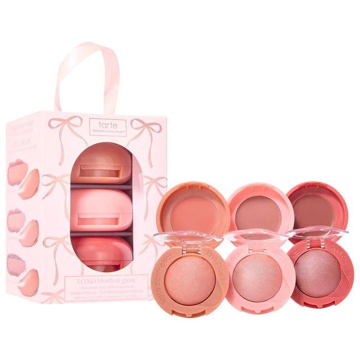 Sephora - tarte xoxo blush & glow macaron set