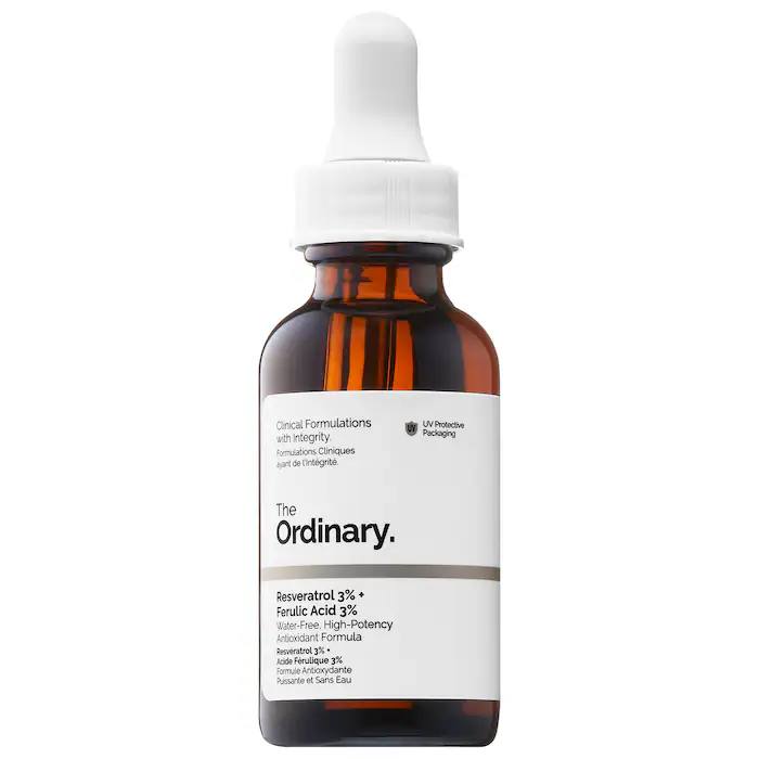 Sephora -The Ordinary Resveratrol 3% + Ferulic Acid 3% Antioxidant Serum for Brightening