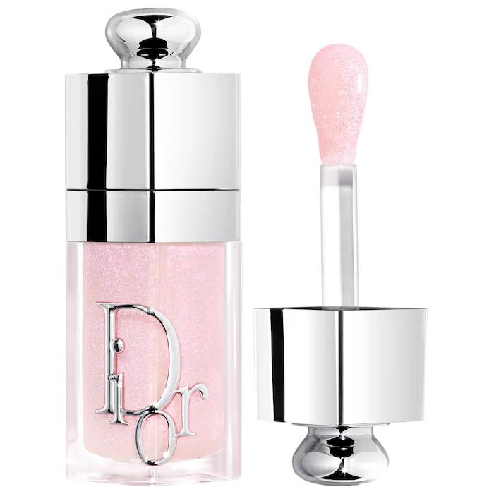 Sephora -DIOR Lip Glow Oil Hydrating High-Shine Gloss- Color 113 Icy Rosy