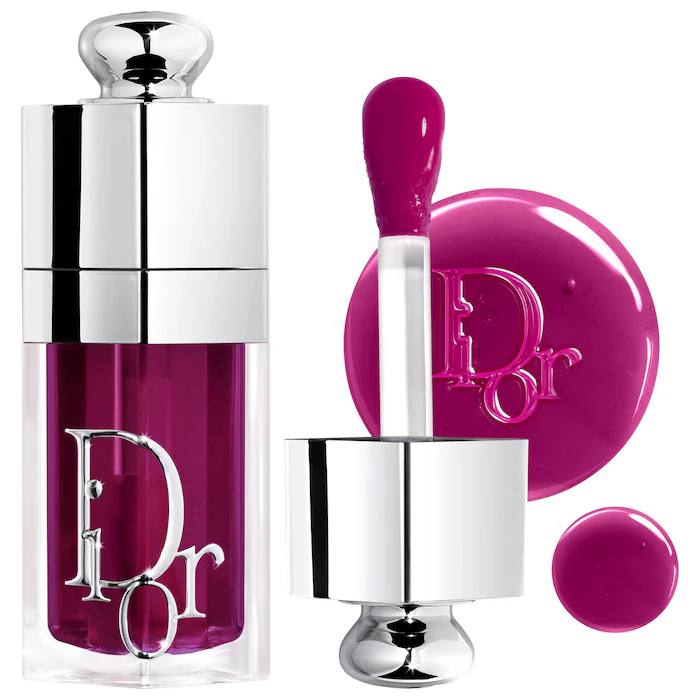 Sephora -DIOR Lip Glow Oil Hydrating High-Shine Gloss- Color 006 Berry