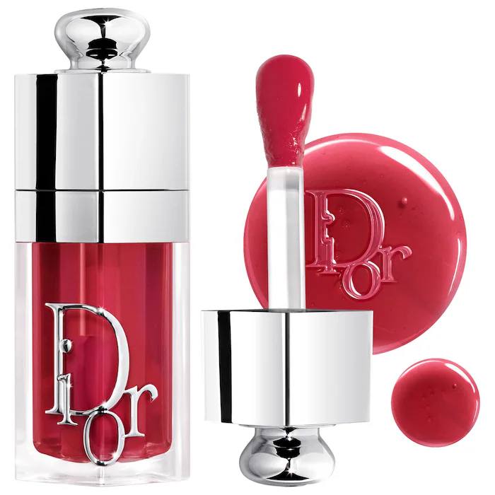 Sephora -DIOR Lip Glow Oil Hydrating High-Shine Gloss- Color 046 Cranberry
