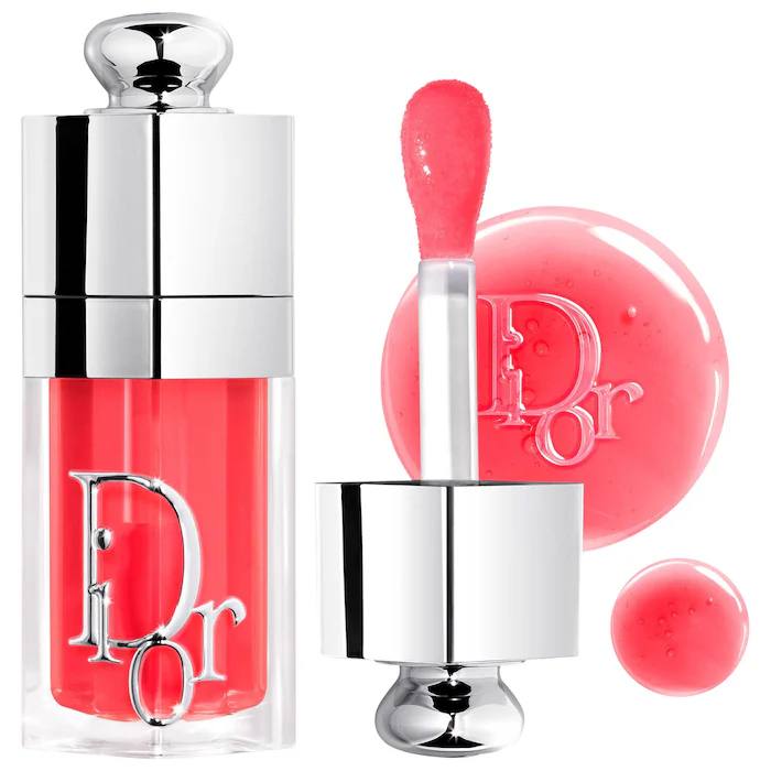 Sephora -DIOR Lip Glow Oil Hydrating High-Shine Gloss- Color 015 Cherry