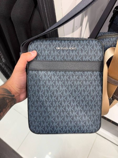 Mk - Bolsa Crossbody Masculina Cooper