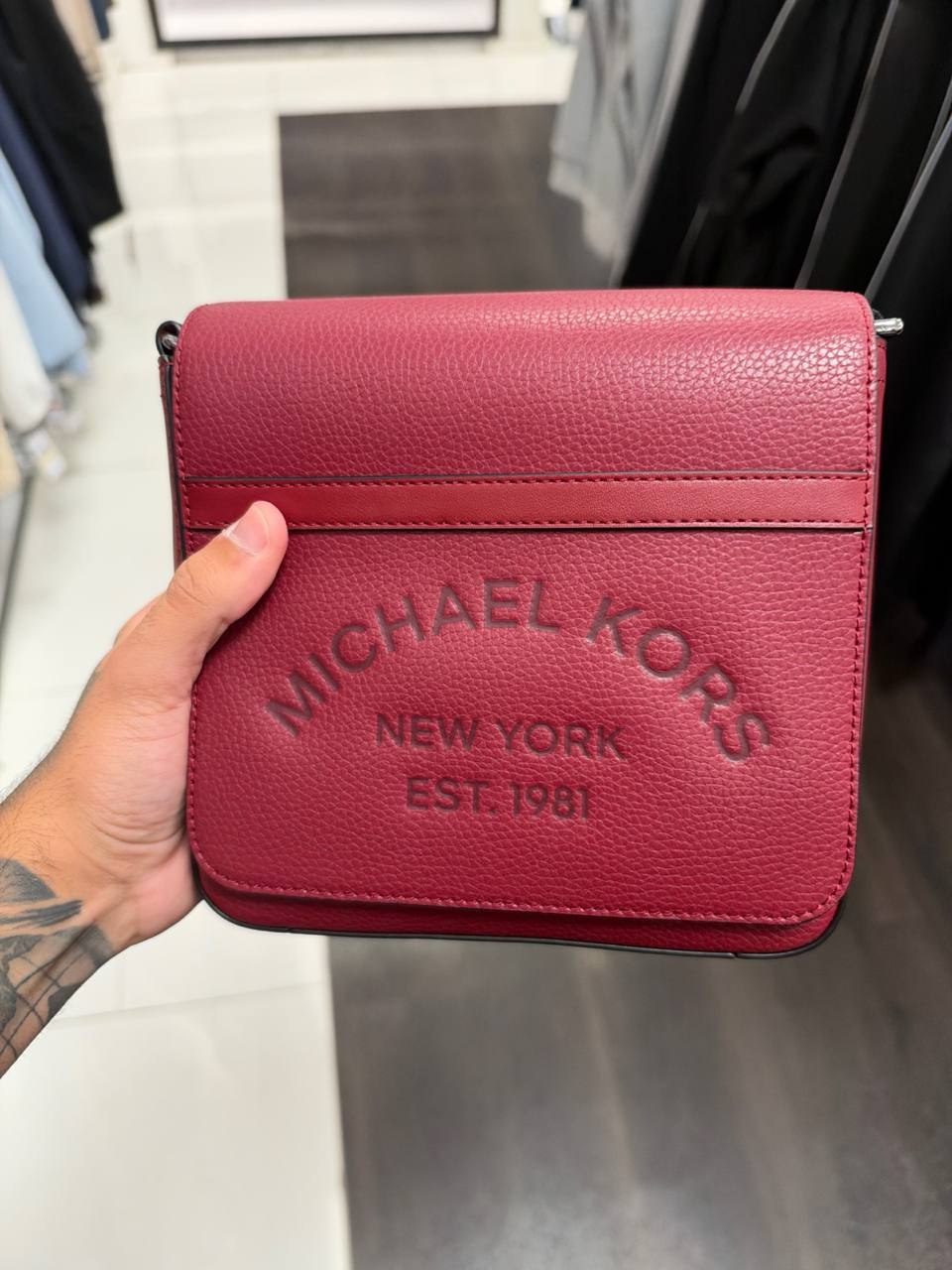 Mk - Bolsa Crossbody Masculina Cooper