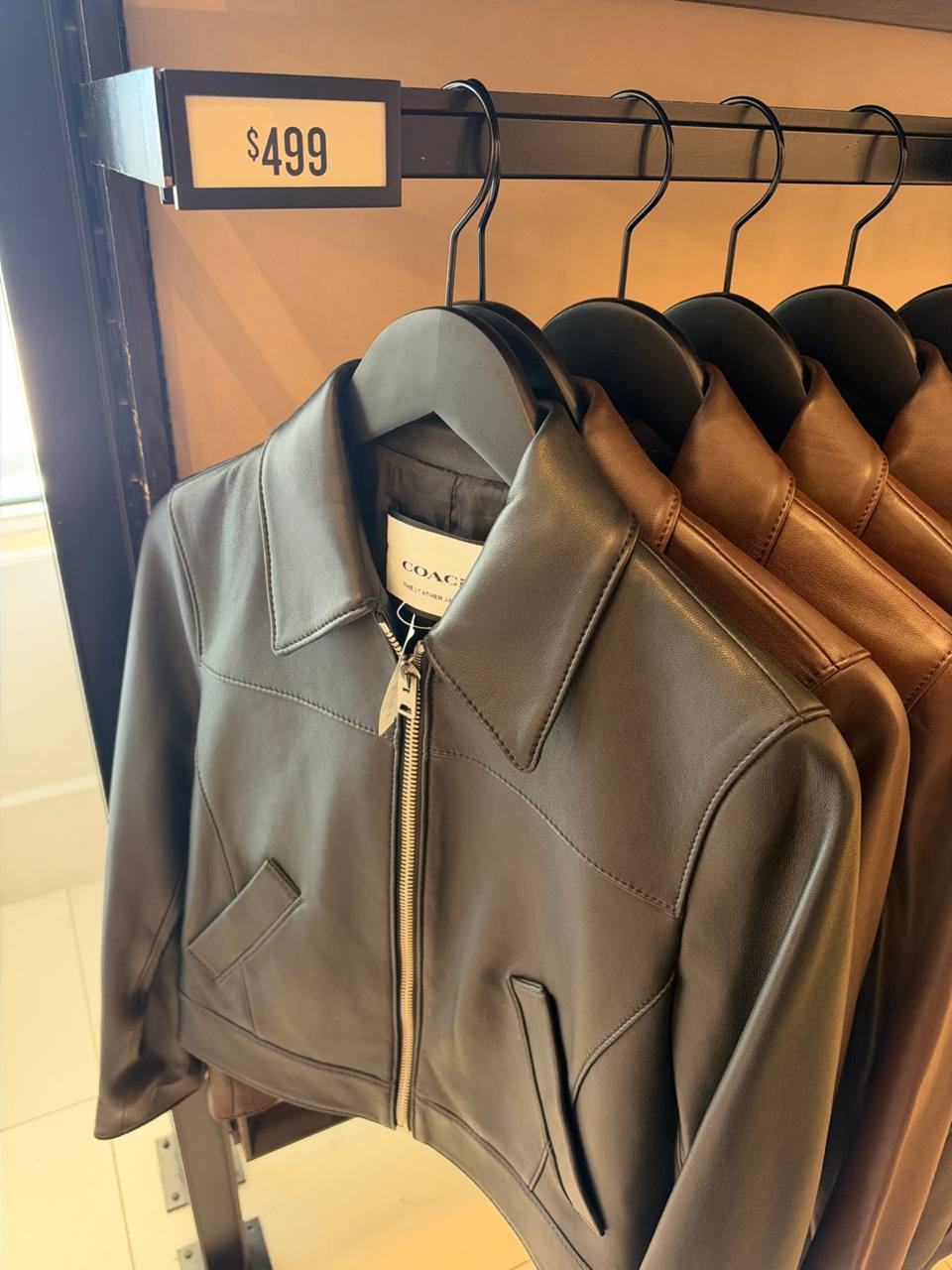 Coach - Jaqueta de Couro