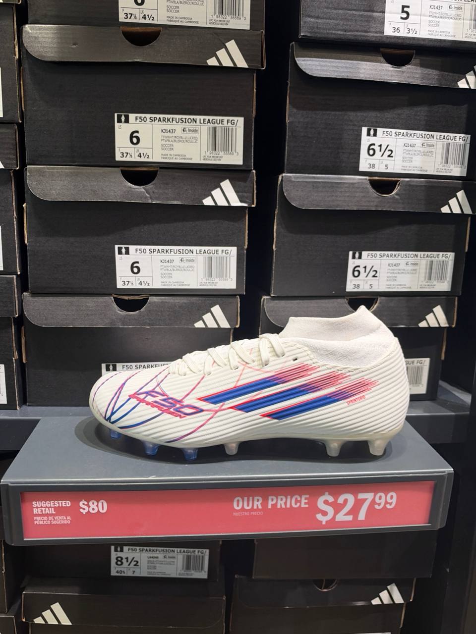 Adidas Fem - F50 Sparkfusion League FG/