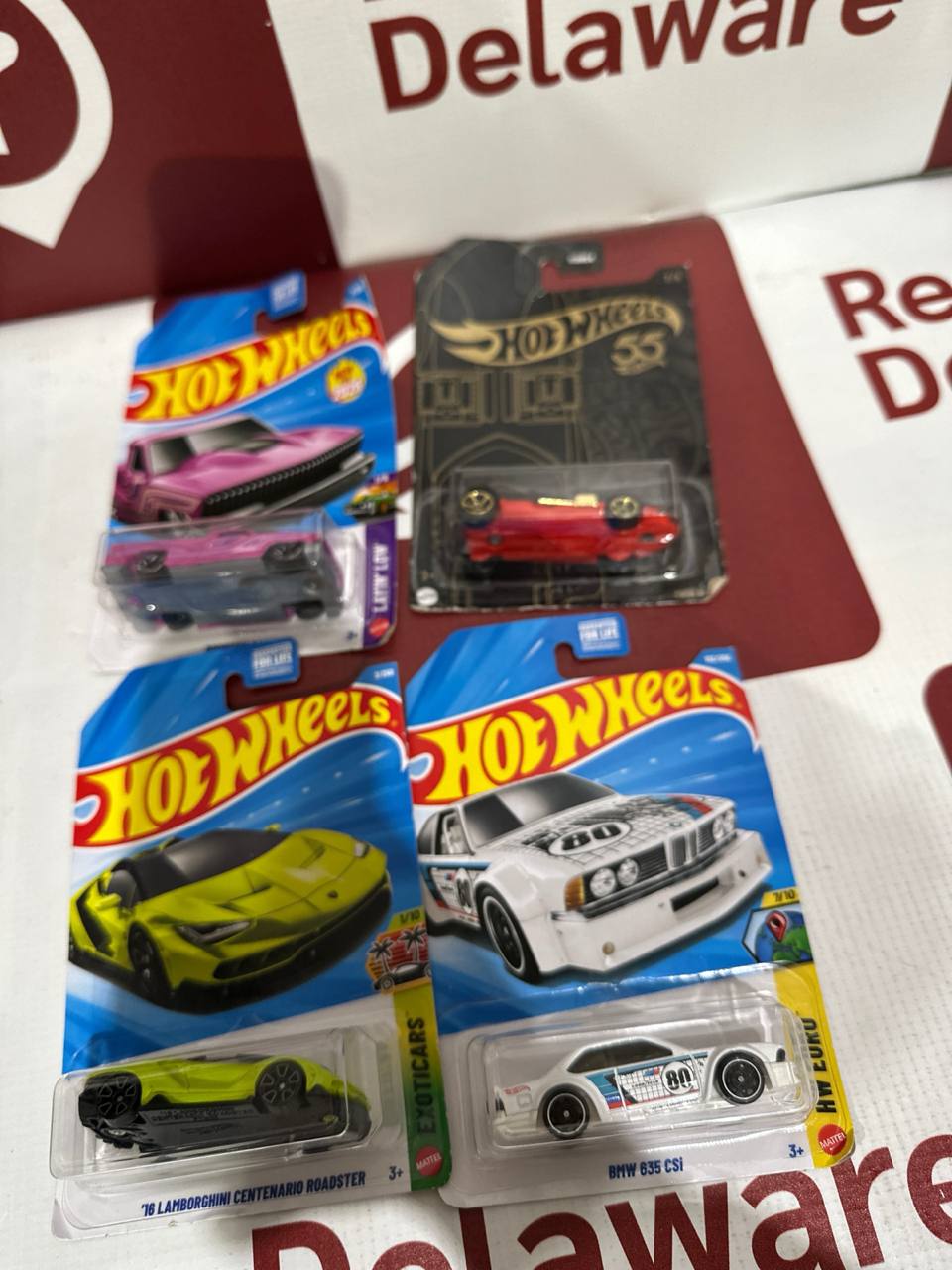 Pack 4 Hotwheels todos aleatórios (E4)