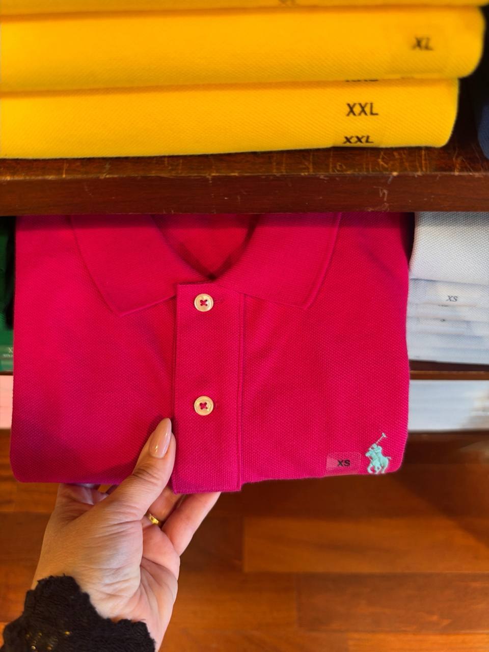 PRL Fem - Camisa Polo Manga Curta