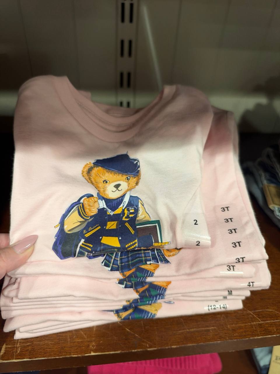 PRL Kids Girl - Camiseta Manga Curta Bear