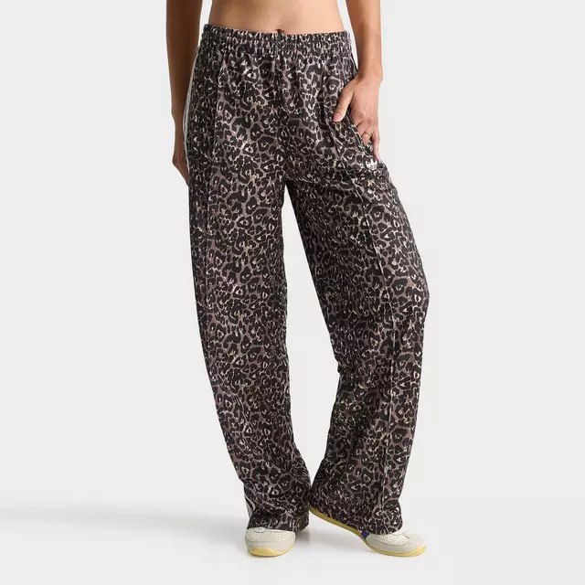 Adidas Jds - Women's adidas Originals Leopard Firebird Oversized Track Pants