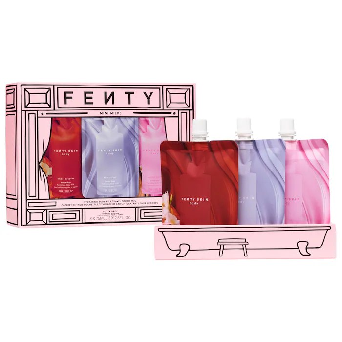 Sephora - Fenty Beauty by Rihanna Mini Milks ​Hydrating Body Milk Travel Pouch Trio